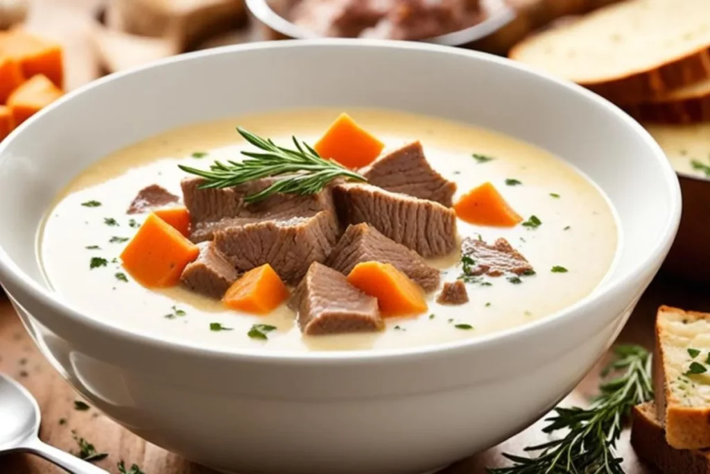 Prepare esta sopa de inhame com carne
